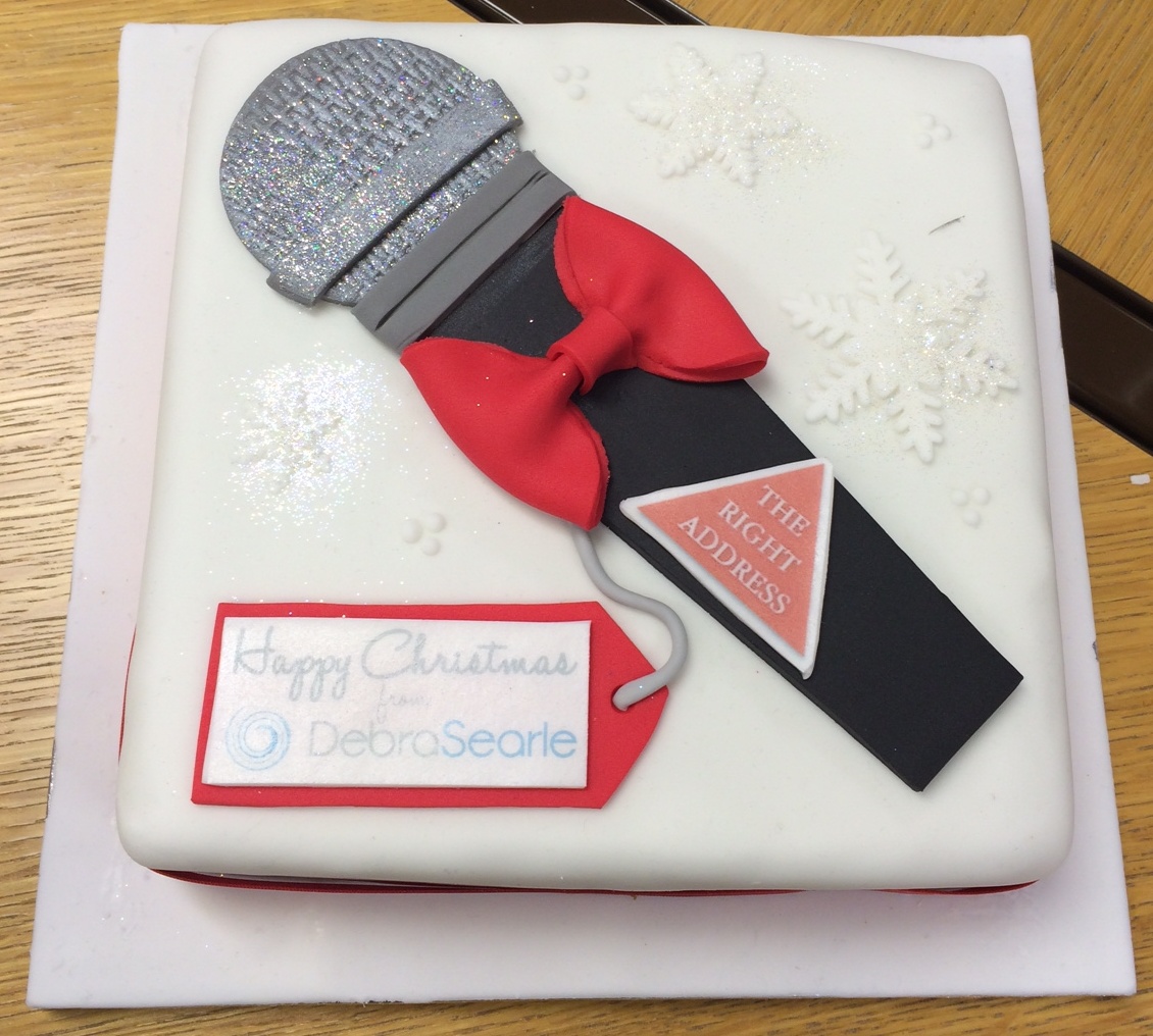 Right Address Christmas Cake